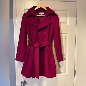 New York and Company petticoat medium fuchsia winter jacket